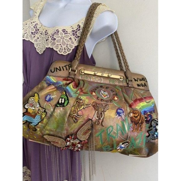 valentino w large customized applique and artwork - Picture 11 of 12